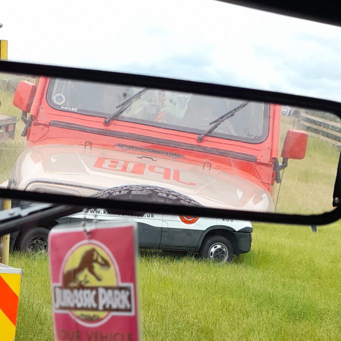 A very rare sight in your rear view mirror