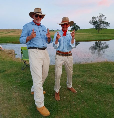 Bruce Green and Granty twins!